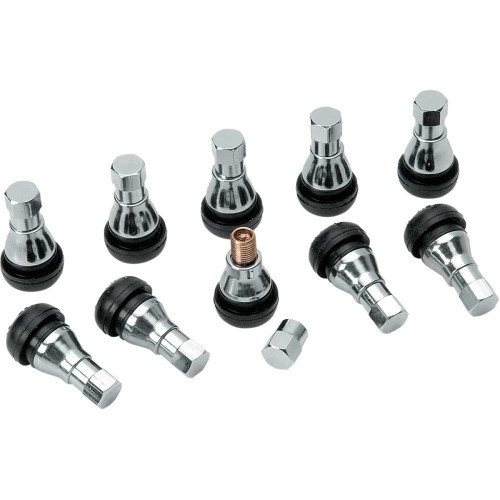 DILL AIR CONTROLS TR412WZS Dill Air Controls Valve Stem - Pull-In - Black/Chrome Tr-412Wzs