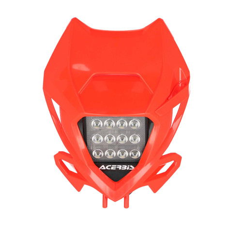 ACERBIS 2979480004 Acerbis Headlight Mask Vsl Beta Red 2979480004