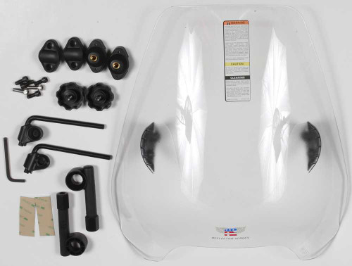 National Cycle N25040 National Cycle Deflector Screen Quickset 7/8" Clear N25040