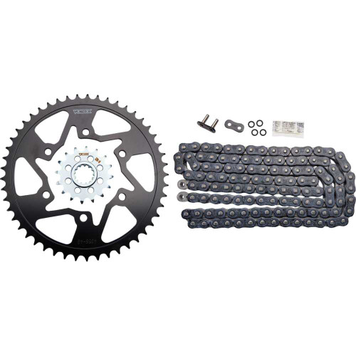 VORTEX CK6364 Vortex Steel Chain Kit - Black - Yamaha - Yzf-R1 - '09-'14 Ck6364