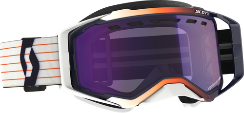 Scott Prospect Goggle Snow Cross Ls Blue/White W/Ls Blue Chrome 278603-1006307