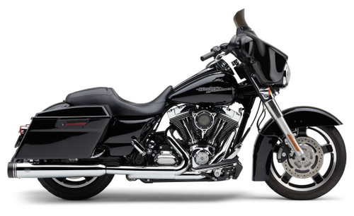 COBRA 6290 Cobra 4.5" Groove Tip Slip-On Chrome Flh/Flt 95-16 6290