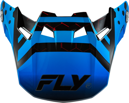 Fly Racing Formula Cc Tektonic Visor Black/Blue/Red Xl/2X 73-4336
