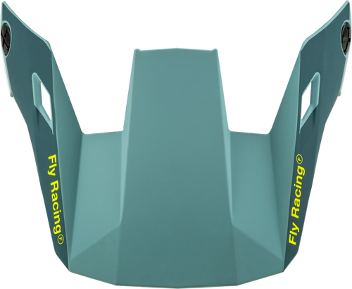 Fly Racing 73-91135 Fly Racing Youth Rayce Helmet Visor Matte Blue Stone/Hi-Vis Ys-Yl 73-91135