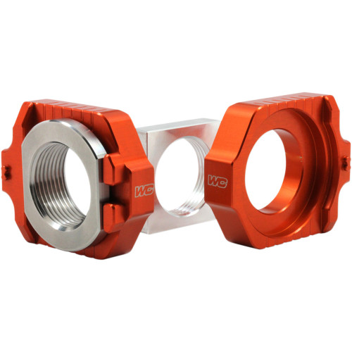 Works Connection Elite Axle Block Kit - Orange 17-263