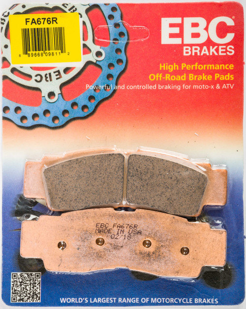 EBC FA676R Ebc Brake Pads Fa676R Sintered R Series Fa676R