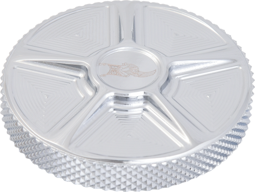 Kens Factory Nl Gas Cap Five Chrome Dummy Cap For M8 Lh Kfc-08 Kens Factory Nl Gas Cap Five Chrome Dummy Cap For M8 Lh Kfc-08