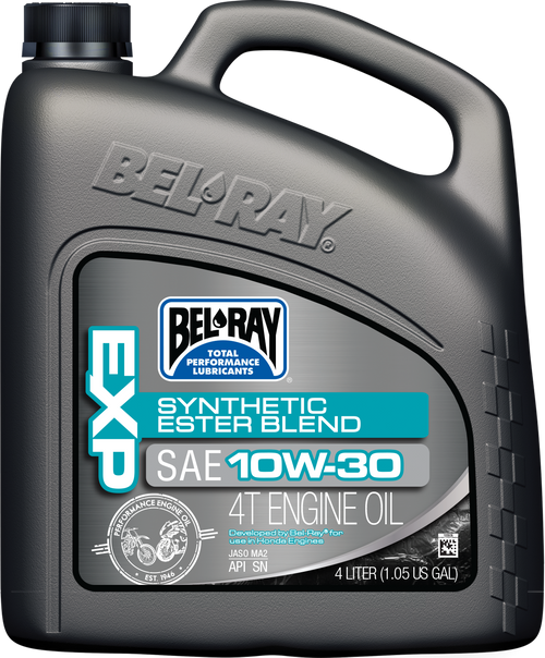 Bel-Ray Exp Syn Ester Blend Engine Oil 4T 10W30 4L 300894150185