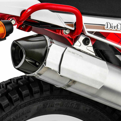 Zeta ZE52-2919 Zeta Silencer Heat Guard Extender Silver Ze52-2919