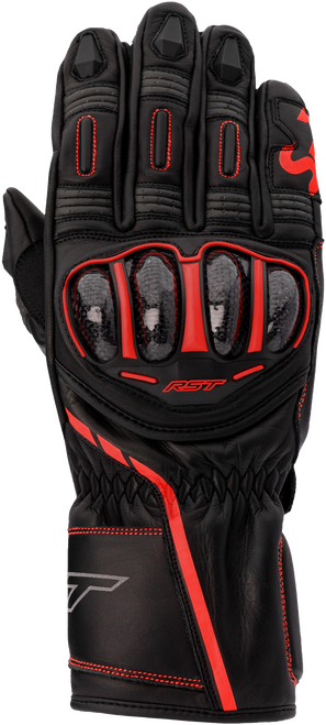 Rst S1 Ce Glove Black/Grey/Red Lg 103033Red-10