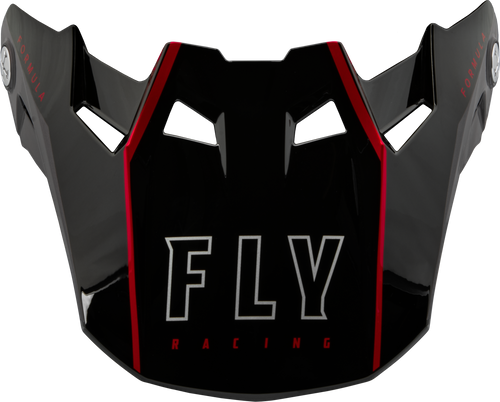 Fly Racing 73-47123M Fly Racing Formula Carbon Tracer Visor Red/Black Md/Lg 73-47123M