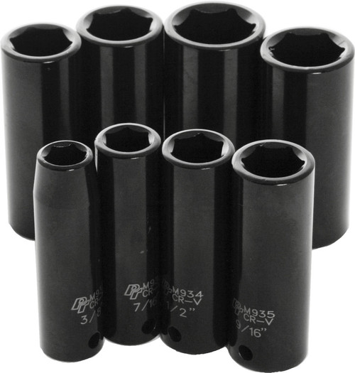 Performance Tool 8 Pc 3/8" Sae Imp Skt Set Deep M594Db