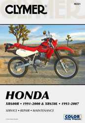 CLYMER CM221 Clymer Repair Manual Hon Xr600R/Xr650L Cm221