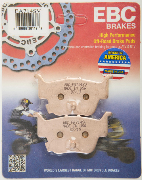 EBC FA714SV Ebc Brake Pads Fa714Sv Severe Duty Sv Series Fa714Sv