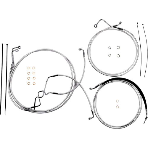 MAGNUM SHIELDING 387876 Magnum Shielding Sterling Chromite Ii® Designer Handlebar Installation Kit - 6" - '17-'20 Fltr 387876