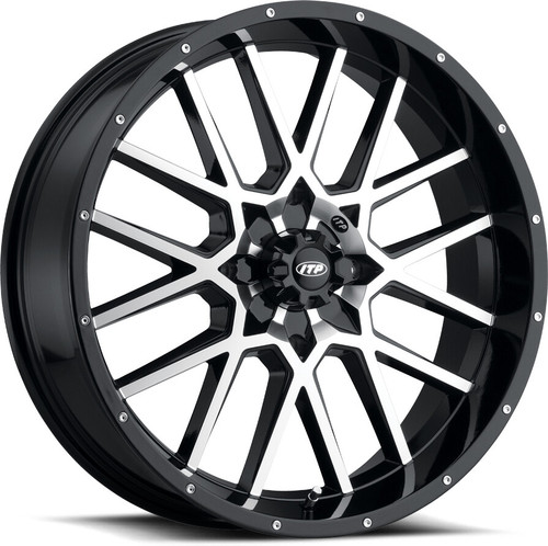 Itp Hurricane Black/Machined 18X6.5 4/137 4 + 2.5 (+10Mm) 1822515546B