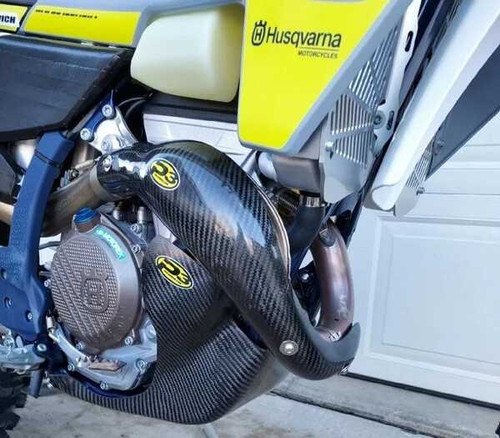 P3 201087 P3 Heat Shield Carbon Fiber Ktm/Hus 201087