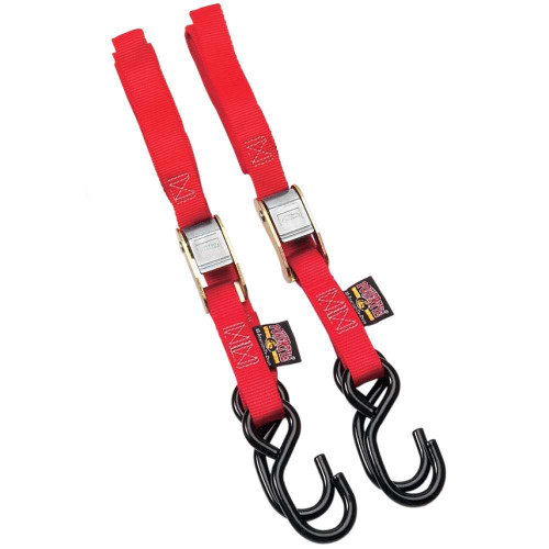 POWERTYE MFG. 22261 Powertye Mfg. Standard Tie-Downs - 1" X 5-1/2' - Red 22261