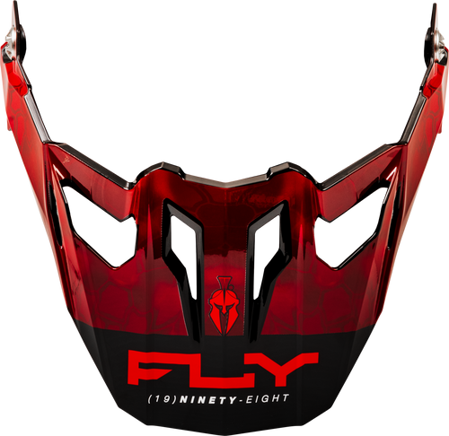 Fly Racing Trekker Kryptek Conceal Visor Red/Black 73-7033