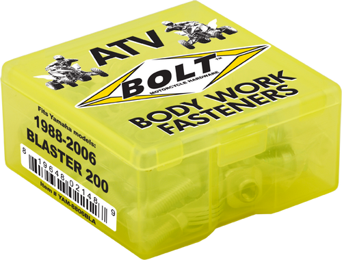 BOLT YAM-8806BLA Bolt Body Work Fastener Kit Atv Yam-8806Bla