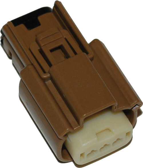 Namz Custom Cycle 3-Pin Female Connector Brown Hd 72542-07Bn 07-Up Nm-33471-0303