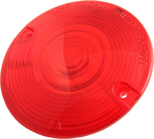 CHRIS PRODUCTS DHD4R Chris Products Turn Signal Lens Late Fl Models Red Dhd4R