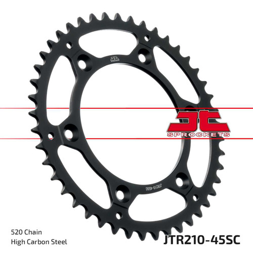 Jt JTR210.45SC Jt Rear Sprocket Steel 45T-520 Beta/Hon Jtr210.45Sc