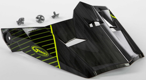 Gmax G046888 Gmax Visor W/Screws Colfax Mx-46Y Black/Hi-Vis Yel Ys-Yl G046888