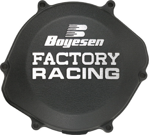 Boyesen Factory Racing Clutch Cover Black Cc-01B
