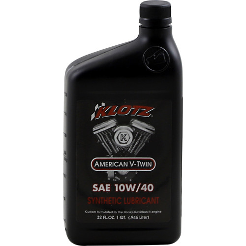 Klotz Oil V-Twin Synthetic Engine Oil - 10W-40 - 1 U.S. Quart Kh-1040