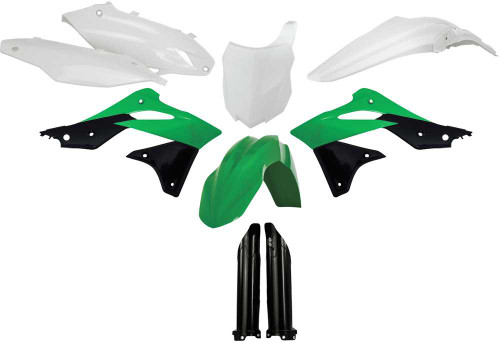 ACERBIS 2314184584 Acerbis Full Plastic Kit Green 2314184584