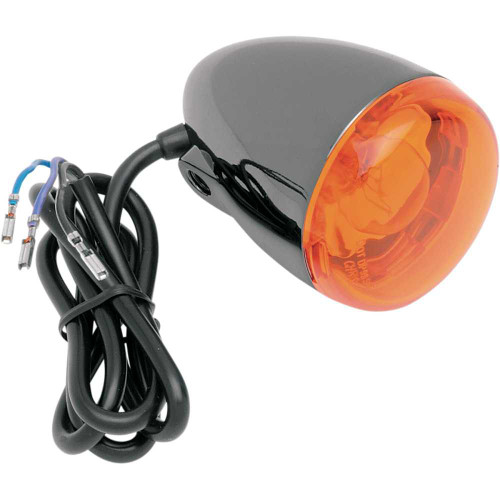 CHRIS PRODUCTS 8500ABN Chris Products Turn Signal - Black Nickel/Amber 8500A-Bn