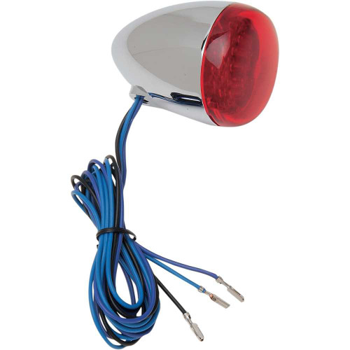 CHRIS PRODUCTS 8501RLED Chris Products Led Turn Signal - Chrome/Red 8501R-Led