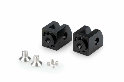 Puig 21415N Puig Footpeg Adaptor Rider Adjustable Black Yam 21415N