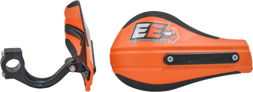 Enduro Engineering Composite Mnt Roost Deflectors Orange W/Mounting Hardware 53-225