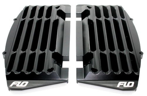 Flo Motorsports High Flow Radiator Braces Black Flo 754Blk Flo Motorsports High Flow Radiator Braces Black Flo 754Blk