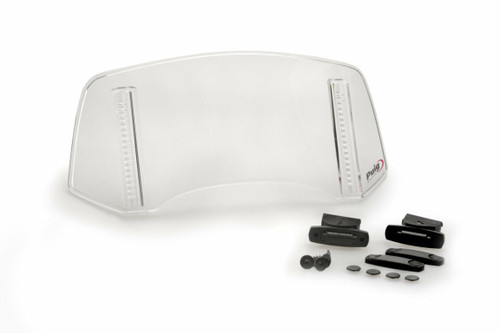 Puig Multi-Adjustable Visor 2.0 Clip-On Clear 300X130Mm 20764W