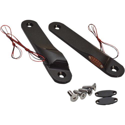 PRO-ONE PERF.MFG. 909109B Pro-One Perf.Mfg. Led Front Turn Signal Lights - Black 909109B