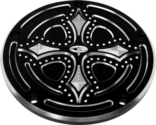 Prec. Billet Derby Cover Darkside Black Drk-230-5H-Blk