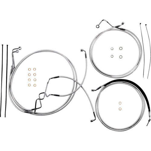 MAGNUM SHIELDING 387928 Magnum Shielding Sterling Chromite Ii® Designer Handlebar Installation Kit - 8" - '17-'20 Flhr 387928