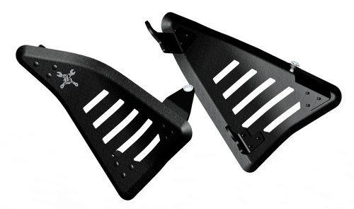 BURLY BRAND B10-3003TB Burly Brand Slash Cut Side Cvr Set Black B10-3003Tb