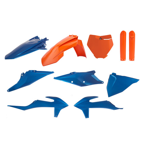 Polisport Plastic Kit Blue Metal Flow Ktm 91053 Polisport Plastic Kit Blue Metal Flow Ktm 91053