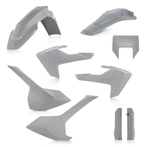 ACERBIS 2733430011 Acerbis Full Plastic Kit Hus Grey 2733430011