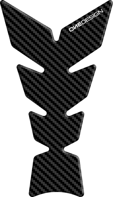 One Emblems Tankpad Soft Touch Matte Carbon Look Cgan101P