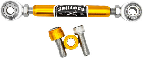 Santoro Fabworx Shift Linkage Mid-Ctrls Gold M8 Softail Sf30033