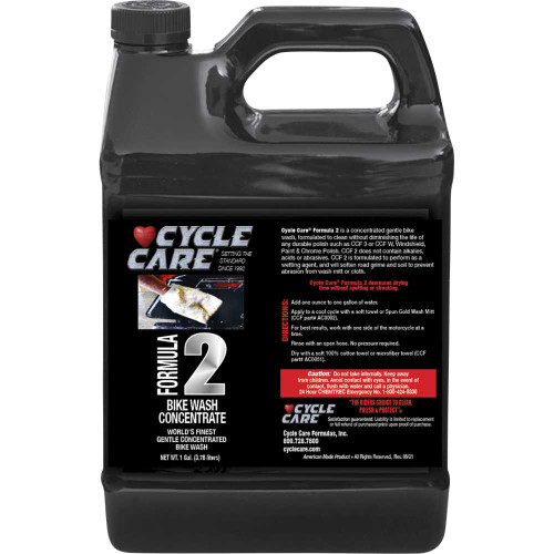 CYCLE CARE FORMULAS 02128 Cycle Care Formulas Formula 2 Bike Wash - 1 U.S. Gal. 02128