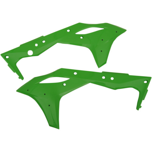 Cycra Powerflow Shrouds - Green 1Cyc-1868-72