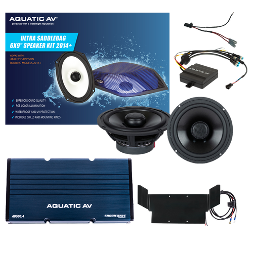 Aquatic Av BT300 Aquatic Av Ultra Speaker Kit Flht `98-13 Bt300