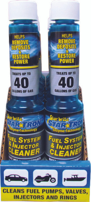 Star Brite Fuel System Cleaner 4Oz 12 Pack W/Display 096699