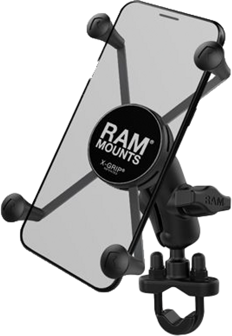 Ram X-Grip Large Phone Mount W/Handlebar U-Bolt Base Short Ram-B-149Z-A-Un10U Ram X-Grip Large Phone Mount W/Handlebar U-Bolt Base Short Ram-B-149Z-A-Un10U